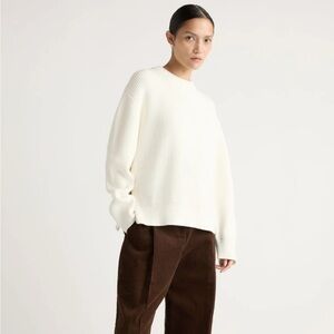 Modern Citizen Tate Organic Cotton Side-Zip Sweater Small